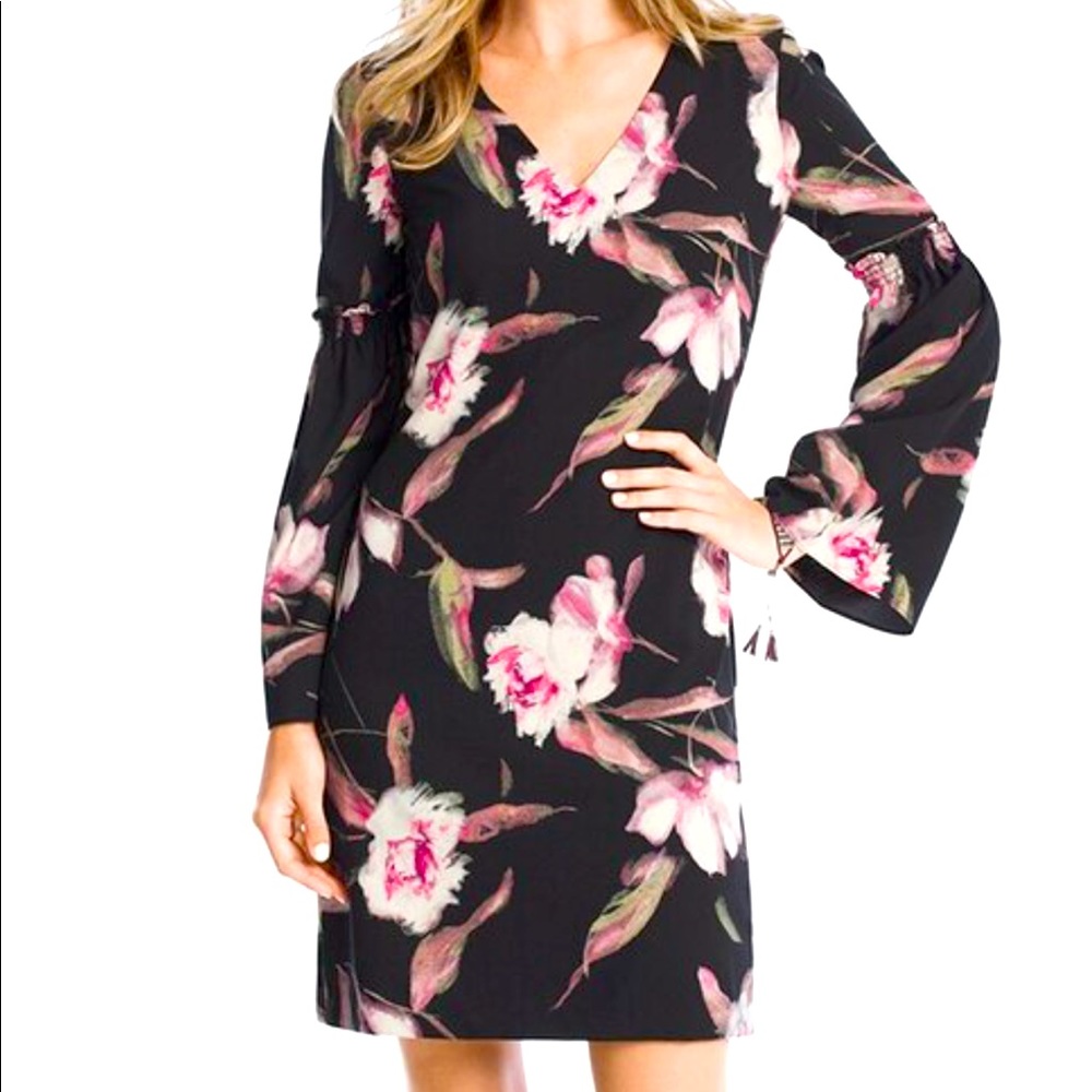 WHITE HOUSE BLACK MARKET spring floral dress